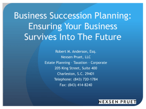 Business Succession Planning: Ensuring Your Business Survives