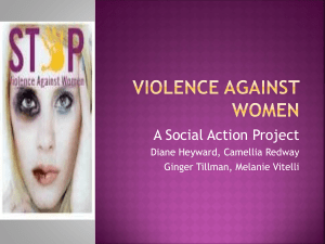 Violence Against Women - Creating a Human Rights Culture