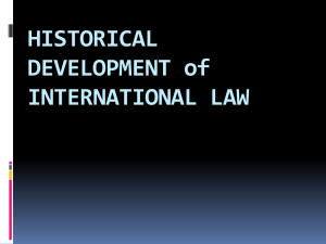 SOURCES OF INTERNATIONAL LAW