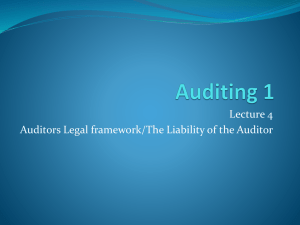Auditing 1 L4 &L5 Legal & Engagment