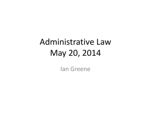 Origins of Administrative Law