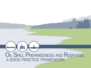 Glance/Scan - Oil Spill Preparedness and Response Framework