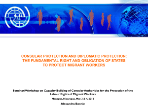 Consular and diplomatic protection