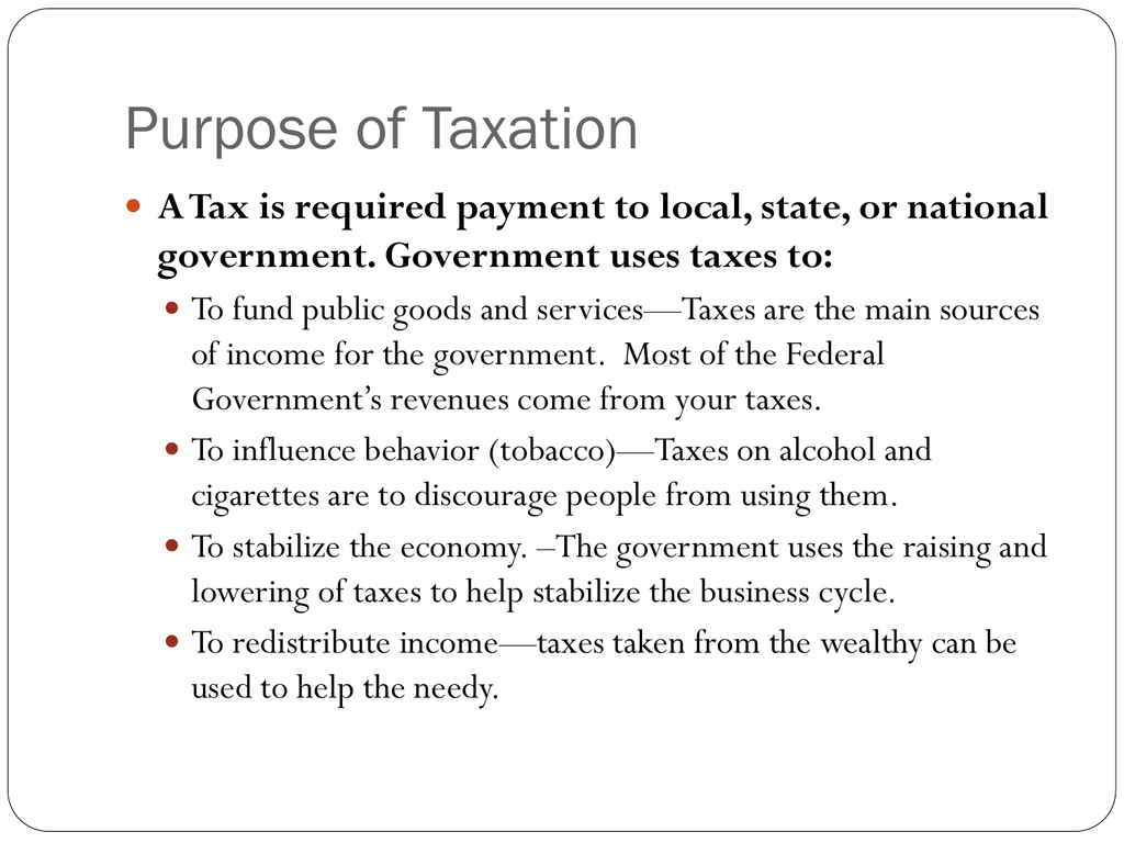 What Is Taxation Simple Definition At George Redden Blog