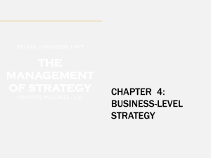 CHAPTER 4 BUSINESS-LEVEL STRATEGY