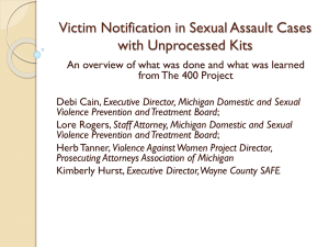Victim Notification - the National Center for Victims of Crime