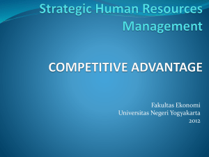 How SHRM can contribute in achieving competitive advantage?