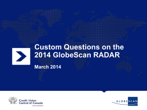 2014 GlobeScan Radar Omnibus Survey CUCC