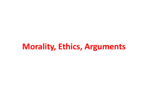 Moral Arguments - La Salle University