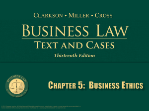 Clarkson, Business Law 13th