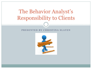 Chap 7 Responsibility to Clients