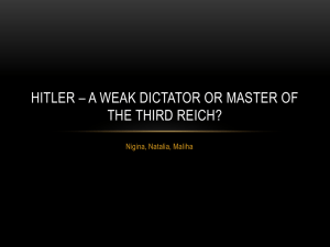 Weak or Strong Dictator ppt