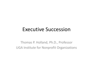 Executive Succession