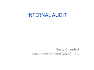 INTERNAL AUDIT