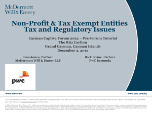 Tax for Non-Profits - Jones - Irvine