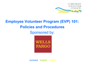 Employee Volunteer Programs - Policies & Procedures by Ga