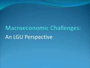 Macroeconomic Challenges