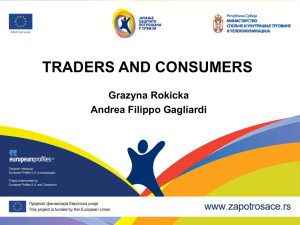 Traders and consumers (English) - Grazyna Rokicka, Andrea Gagliardi