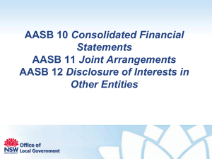 AASB12 - Department of Local Government