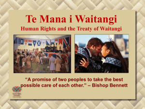 Te Mana i Waitangi - Human Rights Commission