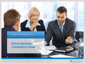 Compliance Checklist Items - New Jersey Bank Marketing Association