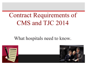 CMS2014CONTRACTSTJC - Arkansas Hospital Association