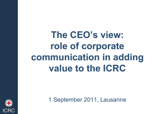 role of corporate communication in adding value to the