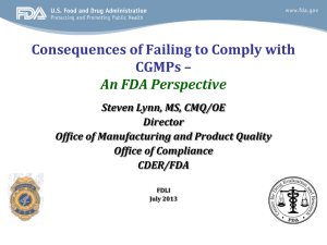 Slides - Food and Drug Law Institute