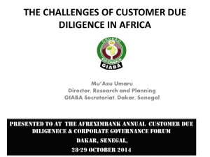The Challenges of CDD in Africa – Mr Mu`Azu U