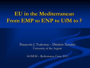 Euro-Mediterranean Partnership: A Study in EU - IP