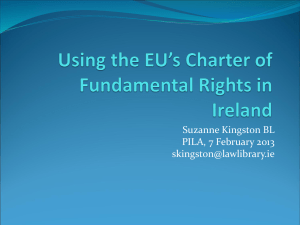 Using the Charter of Fundamental Rights of the EU: From