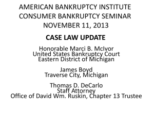 american bankruptcy institute consumer bankruptcy seminar