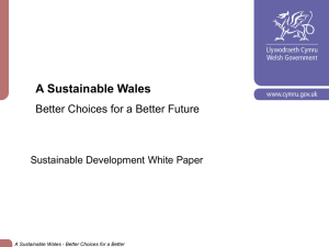 A Sustainable Wales