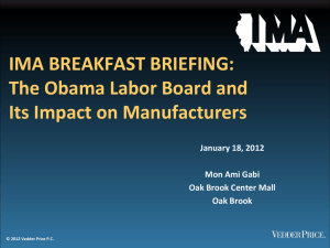 The Obama Labor Board and Its Impact