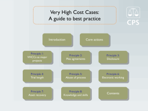 Very High Cost Cases - Crown Prosecution Service