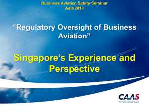 Regulatory Oversight of Business Aviation