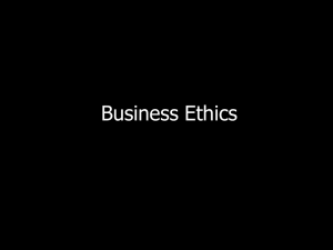 Sales Ethics: It`s Not An Oxymoron