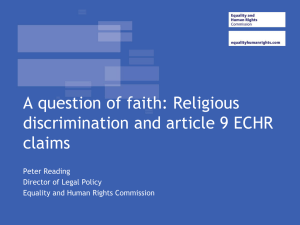 UK Religion and Belief Case Studies - Equinet