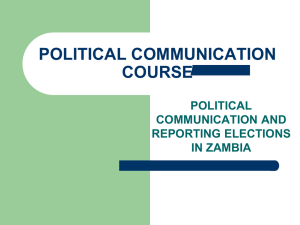 ZNBC Guidelines and Principles for coverage of elections