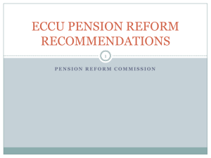 eccu pension reform recommendations