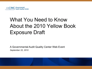 What You Need to Know About the 2010 Yellow Book