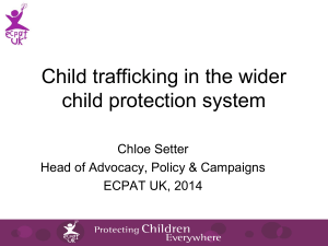 Chloe Setter, ECPAT UK - Coram Children`s Legal Centre