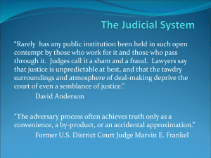 U.S. Judicial System