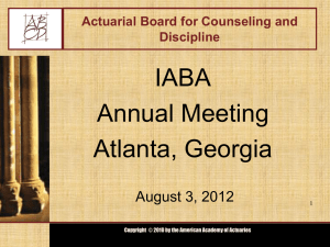 Actuarial Board for Counseling and Discipline