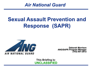 Sexual Assault Prevention and Response