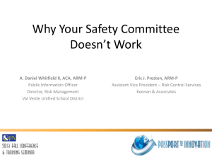 Why Your Safety Committee Doesn`t Work