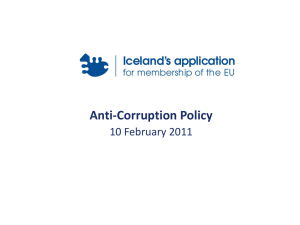 Iceland Anti Corruption Policy