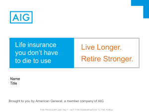 Live Longer. Retire Stronger. Overview