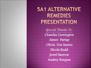 5a1 remedies presentation