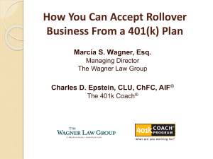 View Marcia Wagner`s PowerPoint presentation, with notes, here